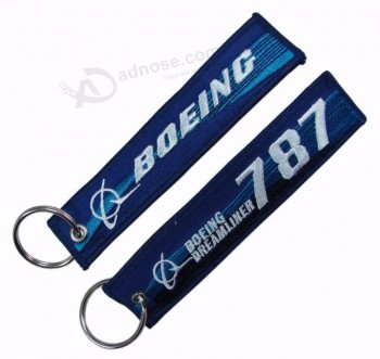 BOEING 787 Embroidery Key chain