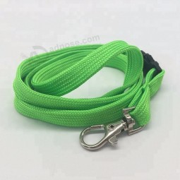 Cheap Bulk Plain Green Tube personalised lanyards Blank Free Sample Wholesale