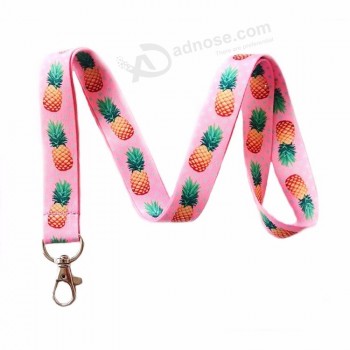 Cute Custom Sublimation Love Pink Lanyards Small Quantity Wholesale