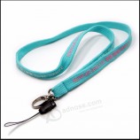 Polyester Narrow/Tubular Weaving Tubular Neck badge holder Lanyards for Gift