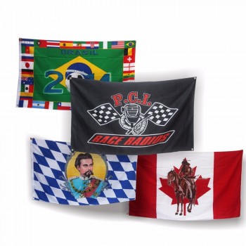professional large screen printed custom flags