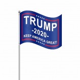 トランプ投票2020のカスタムサイズのロゴ手旗
