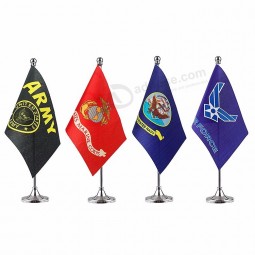 Wholesale banner mini small all country national day custom uk us usa american table desk flag