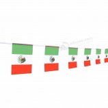 100 pés bandeira do méxico bandeira mexicana, 76 pcs bandeiras do mundo país nacional, decorações do partido para a copa do mundo