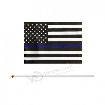 Bandiera americana americana di alta qualità con stelle ricamate in nylon 210d personalizzato di lunga durata 3x5ft deluxe di alta qualità