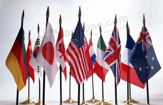 고품질 디럭스 긴 지속 3x5ft 사용자 정의 210d 나일론 미국 자수 별 바느질 줄무늬 미국 미국 국기