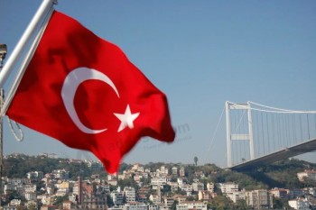 90 X 150cm土耳其国旗横幅悬挂国旗土耳其家居装饰
