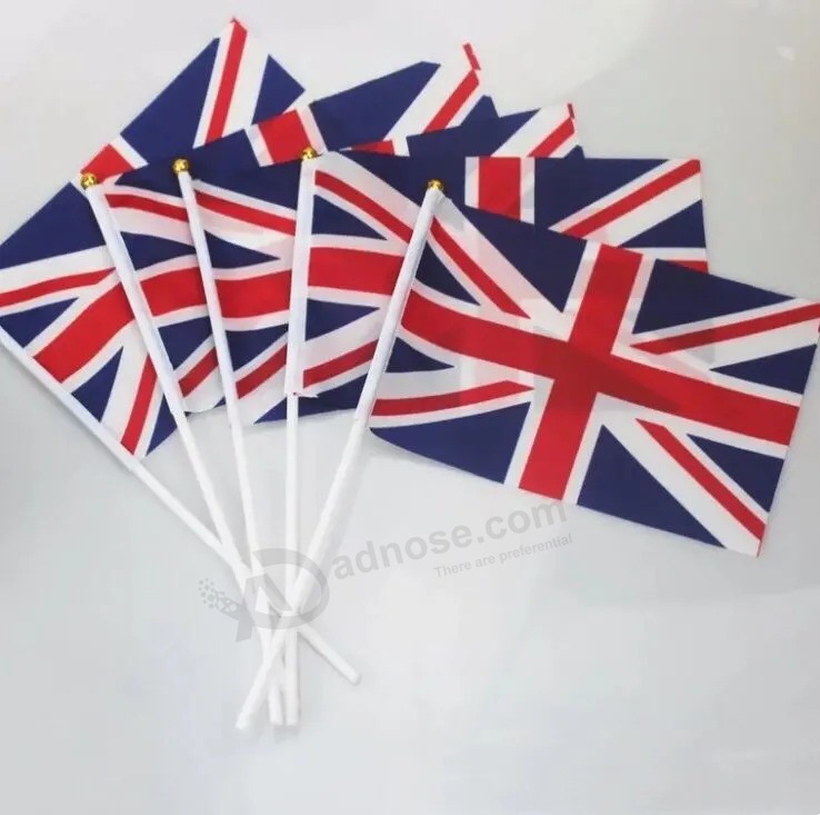 Дешевая цена Рукой размахивая Великобритания английский национальный флаг страны