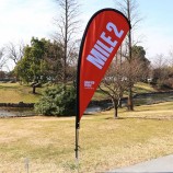 Custom beach flag and stand/advertising bow banners/teardrop feather flags