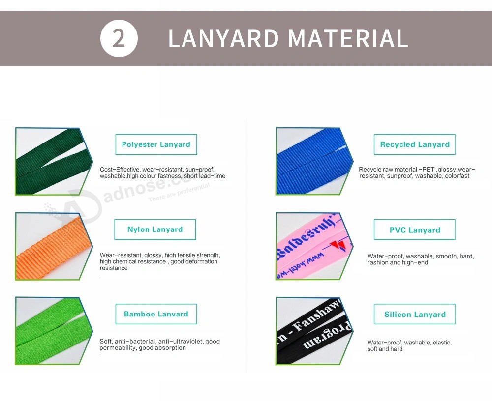 Promotional custom Printed ID card Lanyard polyester Lanyard