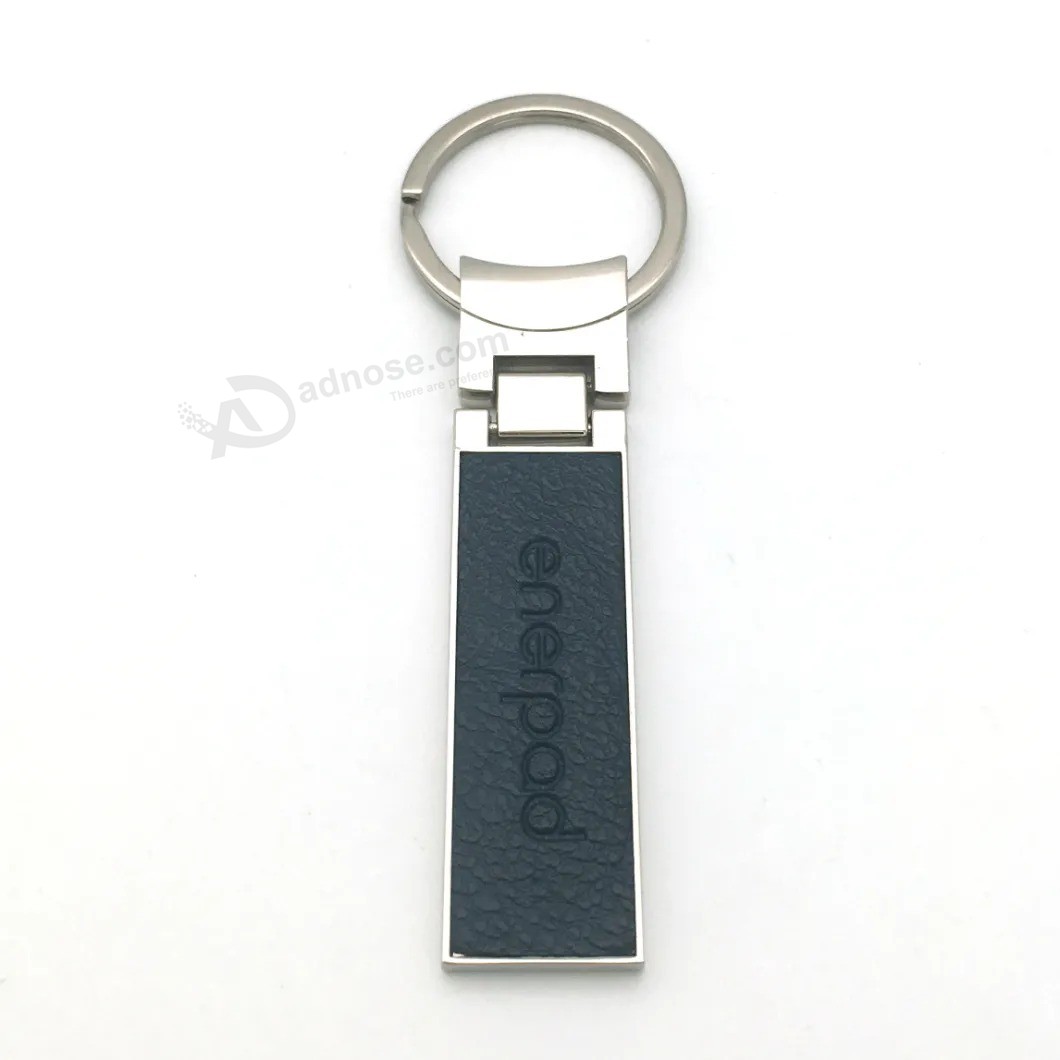 Bulk wholesale Custom made Logo leather Key chain for Promotional