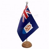 Custom Anguilla desk flag table flag office flag