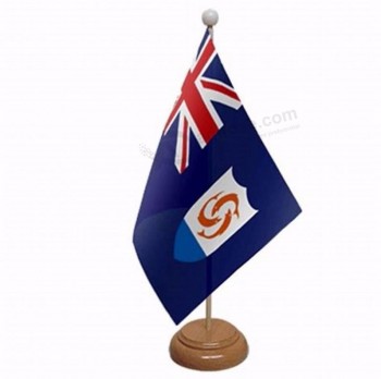 Custom Anguilla desk flag table flag office flag