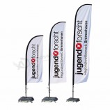 Event Banner Wind Flagge benutzerdefinierte Golf Flaggen Werbung Messer Flagge