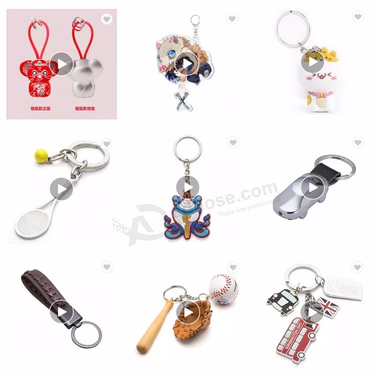 New products factory wholesale custom animal metal keychain logo,Custom car metal key chain