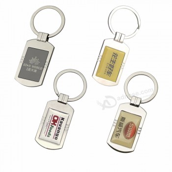 Mode personalisierte benutzerdefinierte Schlüsselanhänger, benutzerdefinierte Metall Werbeschlüsselbund