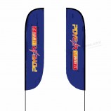 Promotional usage Advertising exhibition event outdoor Feather Flying Beach Flag banner stand