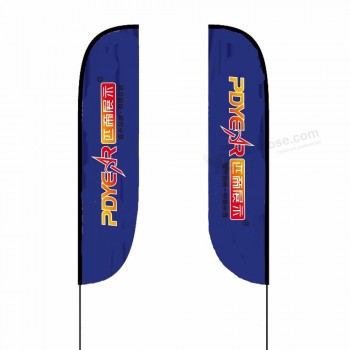 promotional usage advertising exhibition event outdoor feather flying beach flag banner stand
