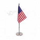 2020 High Quality Huiyi Custom Office Inside Flag With Stand