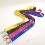 OEM satin polyester sublimation lanyard accept rush order