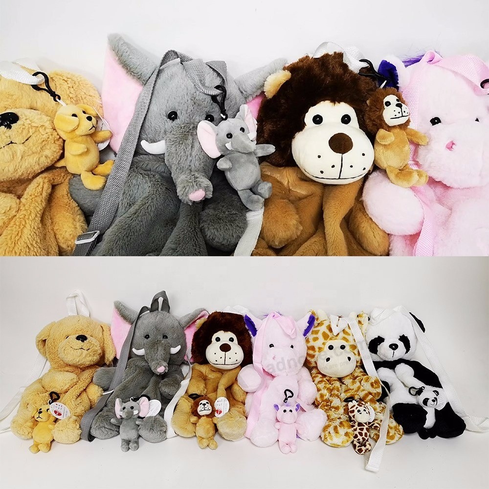 cheap custom cute soft stuffed furry animal doll plush toy keychains