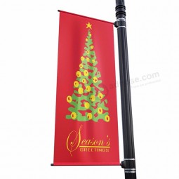 high quality outdoor advertising PVC vinyl street pole hanging banner advertising banner