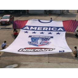 Bandera gigante de camiseta gigante, mega bandera de fútbol, ​​bandera publicitaria