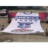 Bandera gigante de camiseta gigante, mega bandera de fútbol, ​​bandera publicitaria