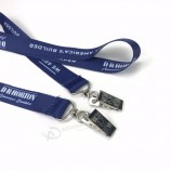 颈带挂绳吊索ID证件持有人/挂绳和PVC名片聚酯涤纶挂绳钥匙扣