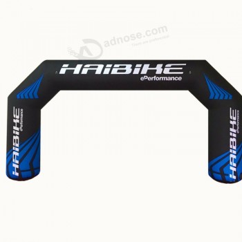 customized logo digital printing race start line and finished line inflatable arch
