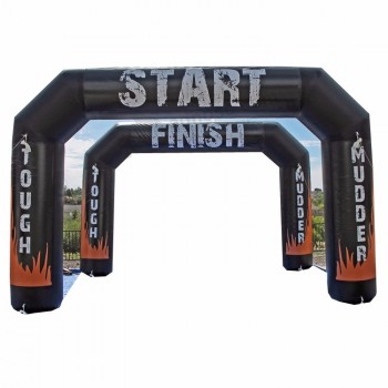 Venta caliente arco inflable arco de inicio y finalización para maratón