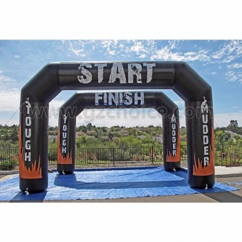 customized digital print outdoor entertainment event race entrance finish line inflatable arch