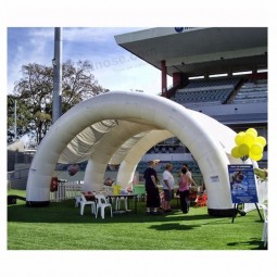 large outdoor white arch inflatable tent for event