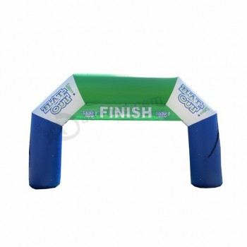 Custom logo printed inflatable finish arches S5039