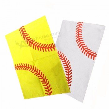 venda por atacado bandeira do jardim de esportes com beisebol com monograma
