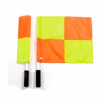 Bandera de jugador de fútbol deportivo personalizado para el equipo de árbitro