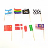 Großhandel Nationalflagge Pick Cupcake Topper