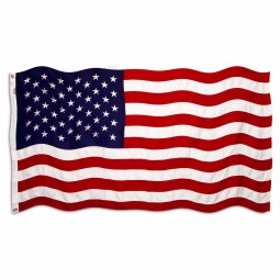 дешевый изготовленный на заказ полиэстер водоустойчивый 3 * 5 национальный флаг, флаг страны, американский фл