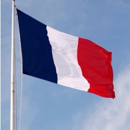2020 Neue Frankreich Polyester Flagge Super-Poly hängen Innen / Außen Französisch Flagge Land Banner benutzerdefinierte Banner Nationalflagge