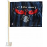 полиэстер атланта ястребы логотип NBA Окно автомобиля флаг и баннер