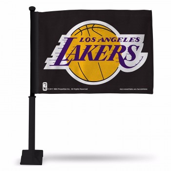 poliéster Los angeles lakers Logotipo de la NBA Bandera y pancarta del automóvil