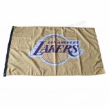 팬을위한 뜨거운 판매 고품질 90 * 150cm NBA 레이커스 깃발