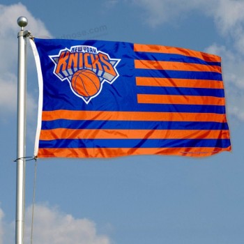 3 * 5ft poliéster New York Knicks bandeira e banner do logotipo da NBA
