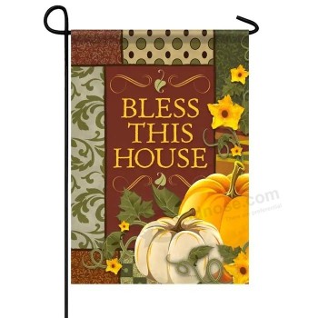 高品質のカスタムサイズの印刷ポリエステル季節の家の庭の旗