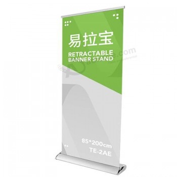 Hersteller Luxus Aluminium versenkbare Falttropfen Roll-Up-Banner für Promotion-Display