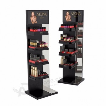 Einkaufszentrum Make-up Display Regal / Kosmetik Display Möbel / Boden Display Stand für Make-up