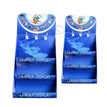 China Cheap Cardboard Corrugated Paper Material Durable Counter Display Stand