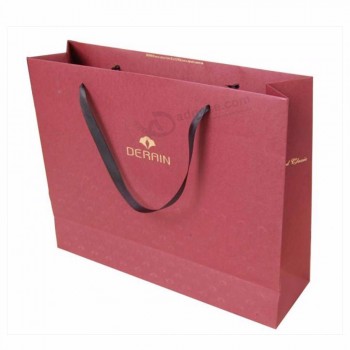 FSC CERTIFICATED CUSTOM KRAFT BROWN PAPER BAG FOR CLOTHES PACKAGING WITH LOGO PRINTED