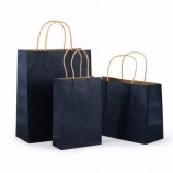 高品質の工場価格の卸売印刷された茶色のクラフト紙バッグ