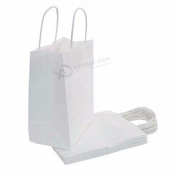 Wholesale custom high quality kraft paper bag with handle